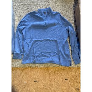 Polo Ralph Lauren Mens Blue Quarterzip Size M